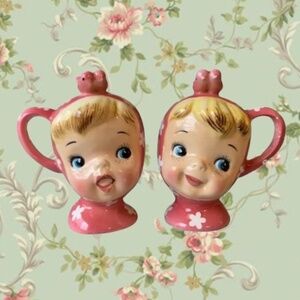Vintage Miss Cutie Pie Salt and Pepper Shakers